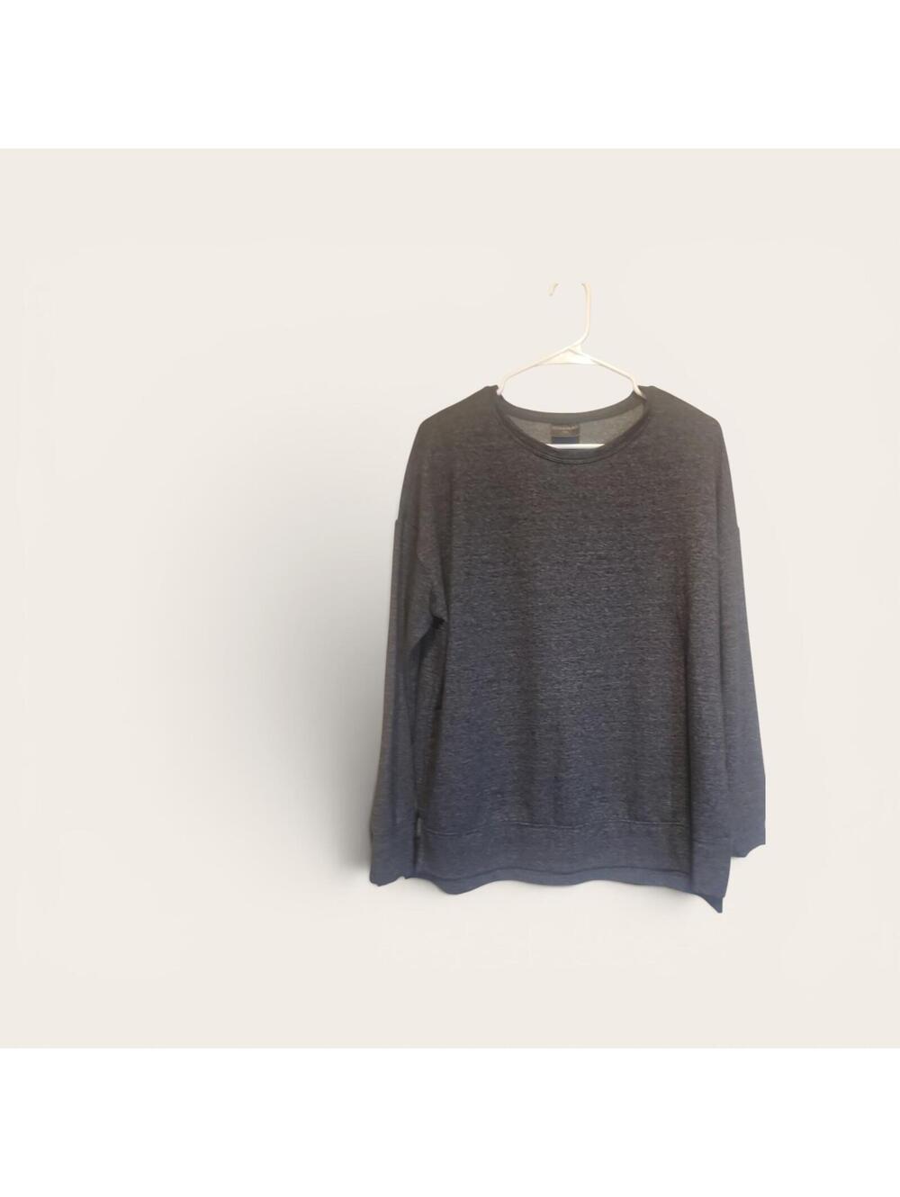32 Heat Dark Gray Long Sleeve Thermal Sweatshirt Men's Medium